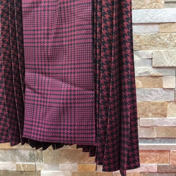 Mary Katrantzou Julia Pleated Checked Midi-Dress - Picture 13 of 13